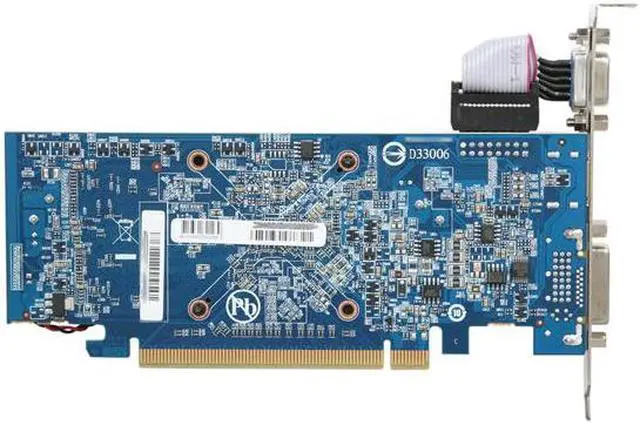 Alt view image 4 of 4 - GIGABYTE GV-R455HM-512I Radeon HD 4550 Supporting up to 512MB(128MB 64-bit GDDR3 onboard) PCI Express 2.0 x16 HDCP Ready Low Profile Ready Video Card
