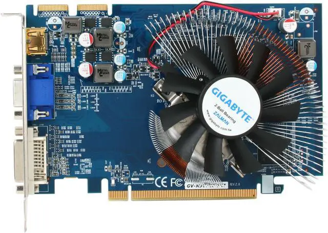 Alt view image 3 of 5 - GIGABYTE Radeon HD 5670 1GB GDDR5 PCI Express 2.1 x16 CrossFireX Support Graphics Card GV-R567ZL-1GI