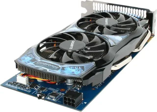 Alt view image 5 of 6 - GIGABYTE GeForce GTS 450 (Fermi) 1GB GDDR5 PCI Express 2.0 x16 SLI Support Graphics Card GV-N450OC2-1GI