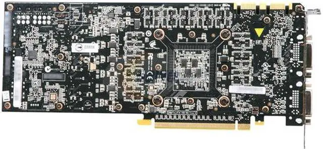 Alt view image 4 of 6 - GIGABYTE GeForce GTX 570 (Fermi) 1280MB GDDR5 PCI Express 2.0 x16 SLI Support Graphics Card GV-N570D5-13I-B