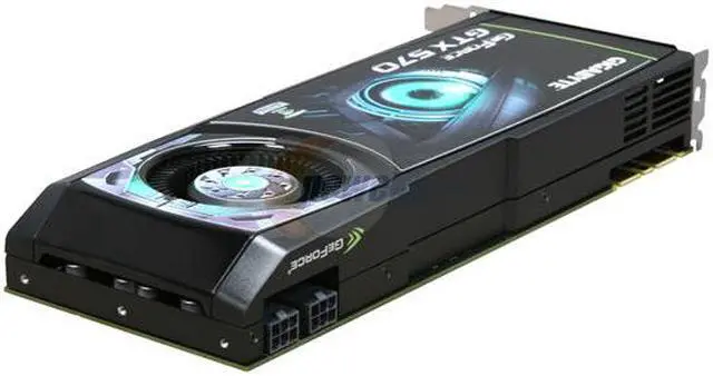 Alt view image 5 of 6 - GIGABYTE GeForce GTX 570 (Fermi) 1280MB GDDR5 PCI Express 2.0 x16 SLI Support Graphics Card GV-N570D5-13I-B