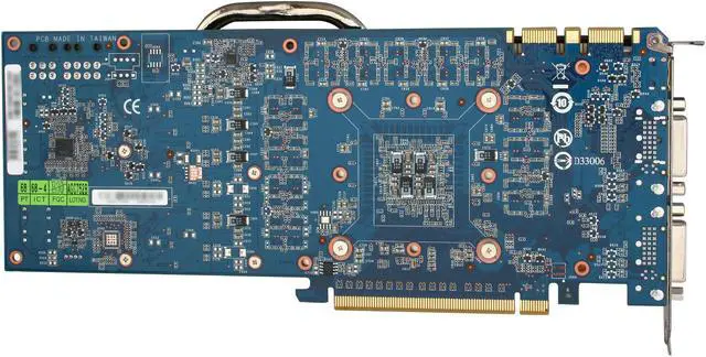 Alt view image 4 of 6 - GIGABYTE GeForce GTX 570 (Fermi) 1280MB GDDR5 PCI Express 2.0 x16 SLI Support Graphics Card GV-N570OC-13I