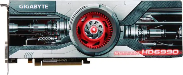 Alt view image 3 of 6 - GIGABYTE Radeon HD 6990 4GB GDDR5 PCI Express 2.1 x16 Graphics Card GV-R699D5-4GD-B