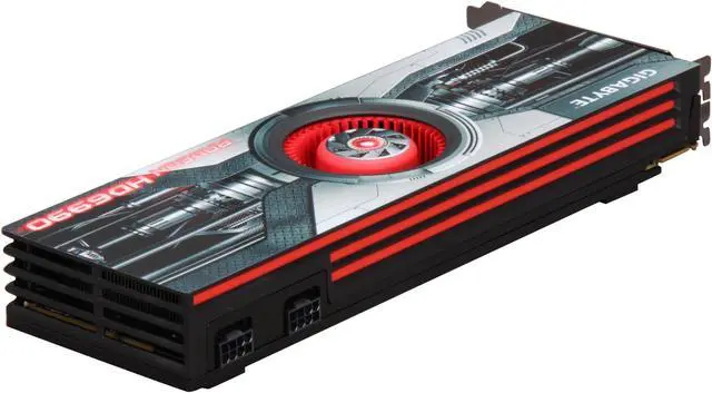 Alt view image 5 of 6 - GIGABYTE Radeon HD 6990 4GB GDDR5 PCI Express 2.1 x16 Graphics Card GV-R699D5-4GD-B