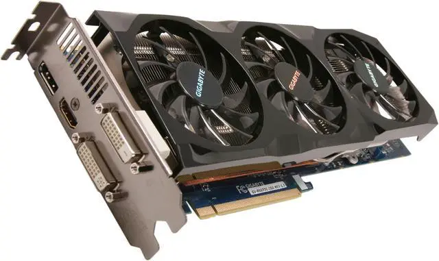Main image of GIGABYTE Radeon HD 6970 2GB GDDR5 PCI Express 2.1 x16 CrossFireX Support Graphics Card GV-R697OC-2GD