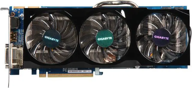 Alt view image 3 of 6 - GIGABYTE Radeon HD 6950 1GB GDDR5 PCI Express 2.1 x16 CrossFireX Support Graphics Card GV-R695UD-1GD