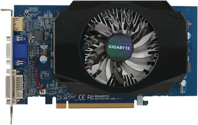 Alt view image 3 of 5 - GIGABYTE Radeon HD 6570 1GB DDR3 PCI Express 2.1 x16 Graphics Card GV-R657OC-1GI
