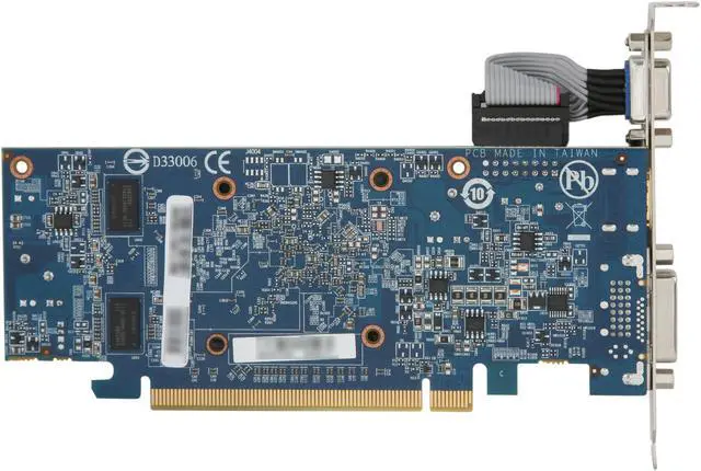 Alt view image 4 of 5 - GIGABYTE Radeon HD 6450 1GB DDR3 PCI Express 2.1 x16 Low Profile Ready Graphics Card GV-R645OC-1GI