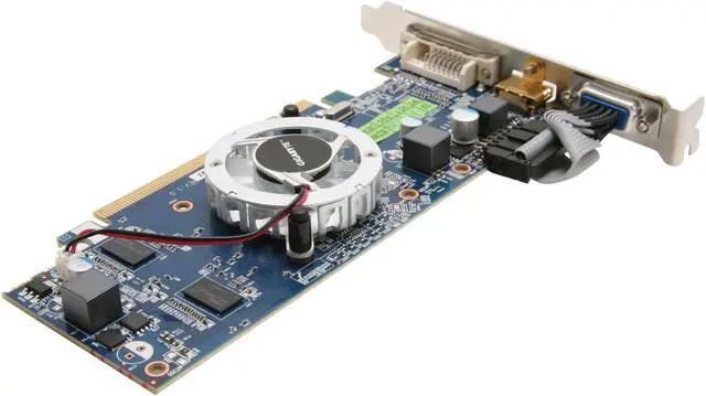 Alt view image 5 of 6 - GIGABYTE Radeon HD 6450 512MB DDR3 PCI Express 2.1 x16 CrossFireX Support Low Profile Ready Graphics Card GV-R645D3-512I