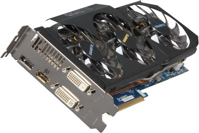 Main image of GIGABYTE Radeon HD 6970 2GB GDDR5 PCI Express 2.1 x16 CrossFireX Support Graphics Card GV-R697OC2-2GD