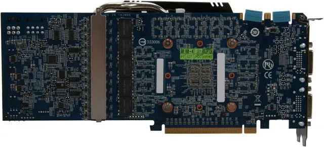 Alt view image 4 of 6 - GIGABYTE Super Overclock Series GeForce GTX 570 (Fermi) 1280MB GDDR5 PCI Express 2.0 x16 SLI Support Graphics Card GV-N570SO-13I