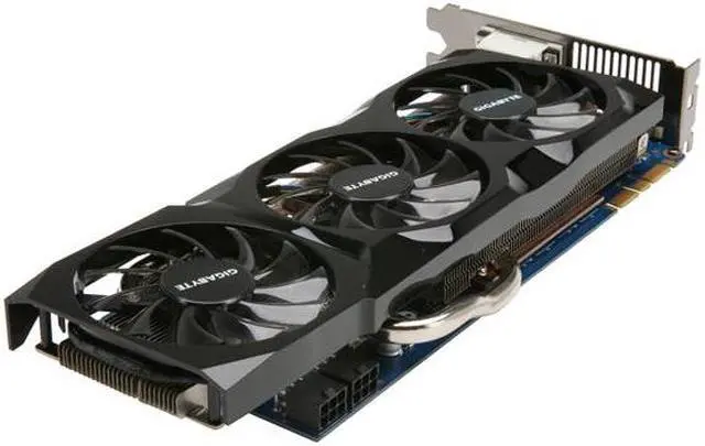 Alt view image 5 of 6 - GIGABYTE GeForce GTX 570 (Fermi) 1280MB GDDR5 PCI Express 2.0 x16 SLI Support Graphics Card GV-N570OC-13I Rev2.0