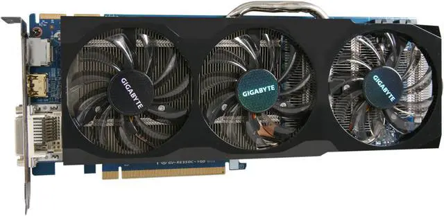 Alt view image 3 of 6 - GIGABYTE Radeon HD 6950 1GB GDDR5 PCI Express 2.1 x16 CrossFireX Support Graphics Card GV-R695OC-1GD