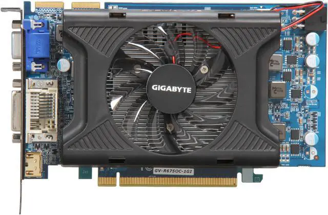 Alt view image 3 of 6 - GIGABYTE Radeon HD 6750 1GB GDDR5 PCI Express 2.1 x16 CrossFireX Support Graphics Card GV-R675OC-1GI