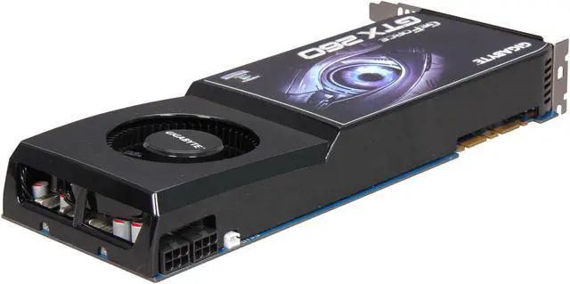 Alt view image 5 of 6 - GIGABYTE GeForce GTX 260 896MB GDDR3 PCI Express 2.0 x16 SLI Support Graphics Card GV-N26UD-896M REV2.0