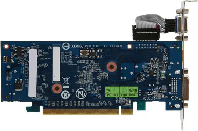 Alt view image 4 of 6 - GIGABYTE GeForce 210 1GB DDR3 PCI Express 2.0 x16 Low Profile Ready Graphics Card GV-N210D3-1GI