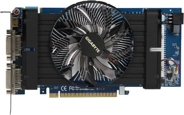 Alt view image 3 of 6 - GIGABYTE GeForce GTS 450 (Fermi) 1GB DDR3 PCI Express 2.0 x16 SLI Support Graphics Card GV-N450D3-1GI