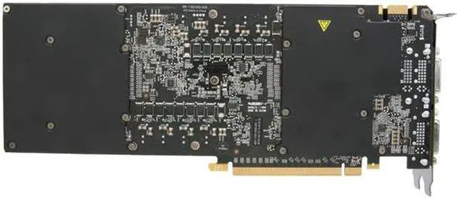 Alt view image 4 of 9 - GIGABYTE Hard-Core Gaming Series GeForce GTX 590 (Fermi) 3GB GDDR5 PCI Express 2.0 x16 SLI Support Graphics Card GV-N590D5-3GD-B