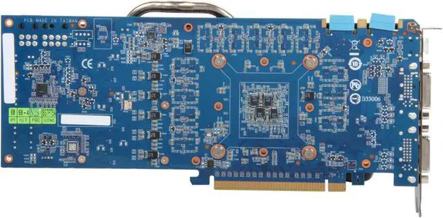 Alt view image 4 of 6 - GIGABYTE GeForce GTX 580 (Fermi) 3GB GDDR5 PCI Express 2.0 x16 SLI Support Graphics Card GV-N580UD-3GI