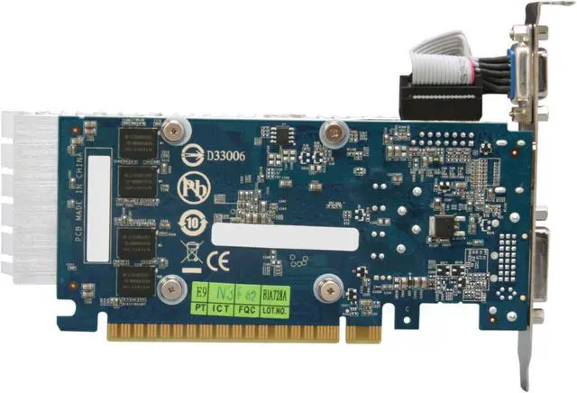 Alt view image 4 of 5 - GIGABYTE GeForce GT 520 (Fermi) 1GB DDR3 PCI Express 2.0 x16 Low Profile Ready Graphics Card GV-N520SL-1GI