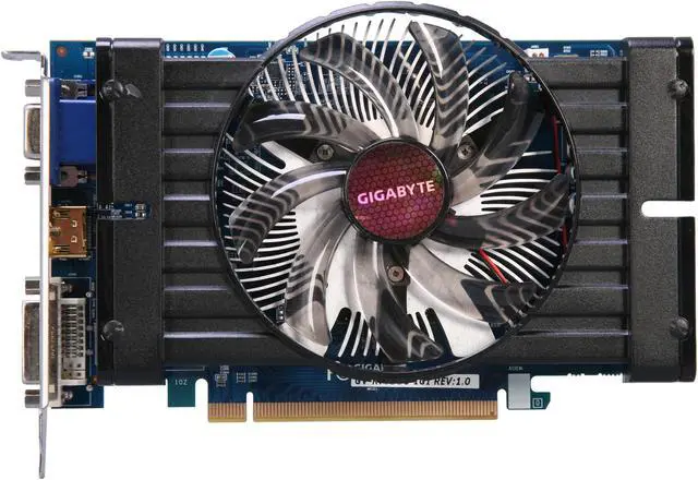 Alt view image 3 of 5 - GIGABYTE Radeon HD 7750 1GB GDDR5 PCI Express 3.0 x16 Graphics Card GV-R775OC-1GI