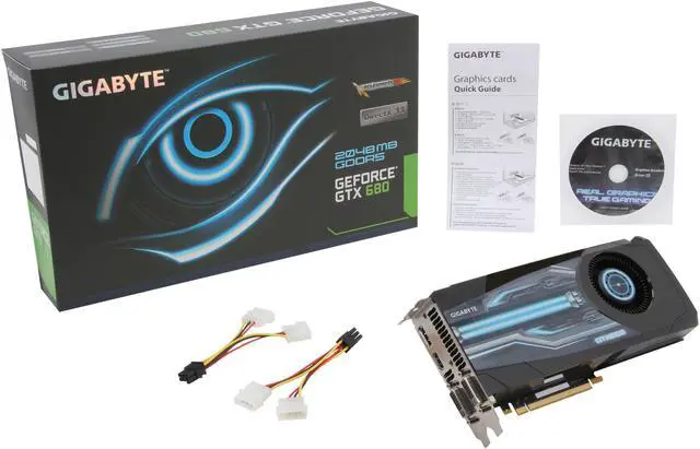 Alt view image 6 of 6 - GIGABYTE GeForce GTX 680 2GB GDDR5 PCI Express 3.0 x16 SLI Support Graphics Card GV-N680D5-2GD-B