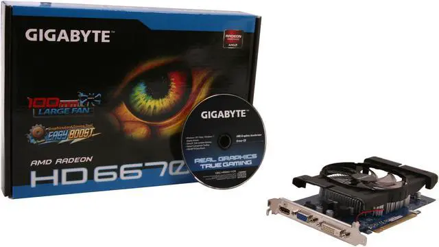 Alt view image 5 of 5 - GIGABYTE Radeon HD 6670 2GB DDR3 PCI Express 2.1 x16 CrossFireX Support Graphics Card GV-R667D3-2GI