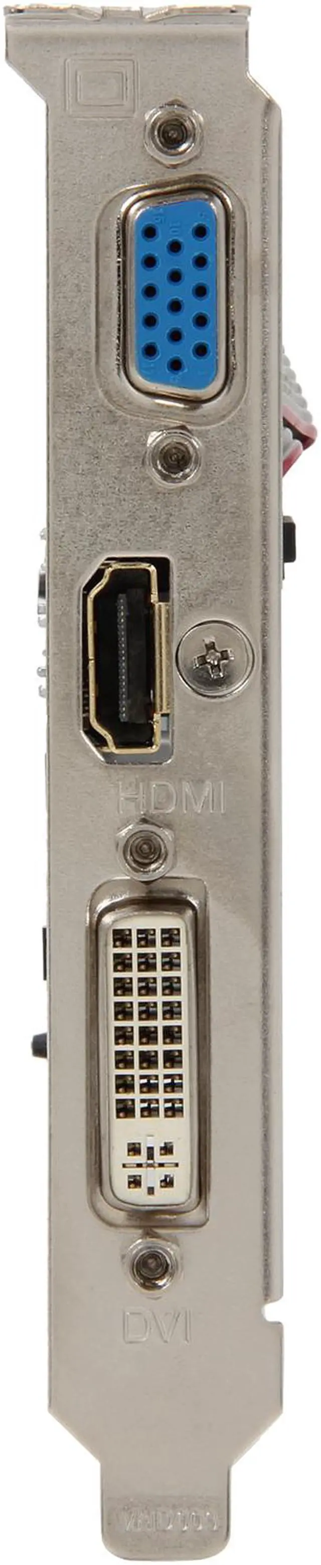 Alt view image 2 of 5 - GIGABYTE Radeon HD 5450 1GB DDR3 PCI Express 2.1 x16 Low Profile Graphics Card GV-R545-1GI