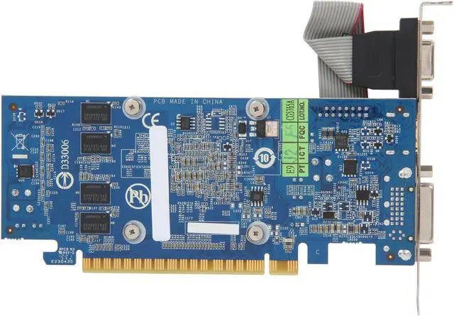 Alt view image 4 of 5 - GIGABYTE GeForce GT 620 1GB DDR3 PCI Express 2.0 x16 Low Profile Graphics Card GV-N620D3-1GL