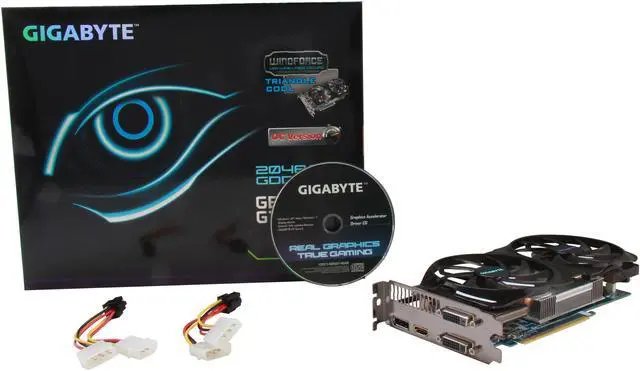 Alt view image 6 of 6 - GIGABYTE GeForce GTX 670 2GB GDDR5 PCI Express 3.0 x16 SLI Support Graphics Card GV-N670WF2-2GD