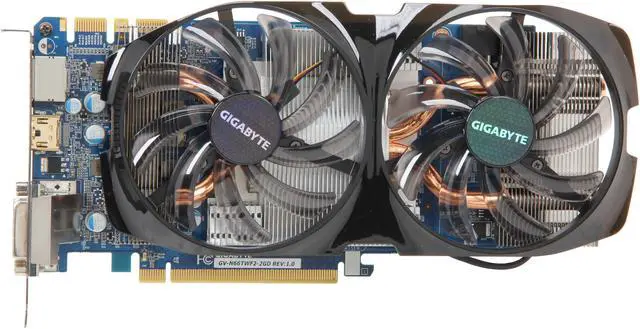 Alt view image 3 of 6 - GIGABYTE GV-N66TWF2-2GD G-SYNC Support GeForce GTX 660 Ti 2GB 192-Bit GDDR5 PCI Express 3.0 x16 HDCP Ready SLI Support Video Card