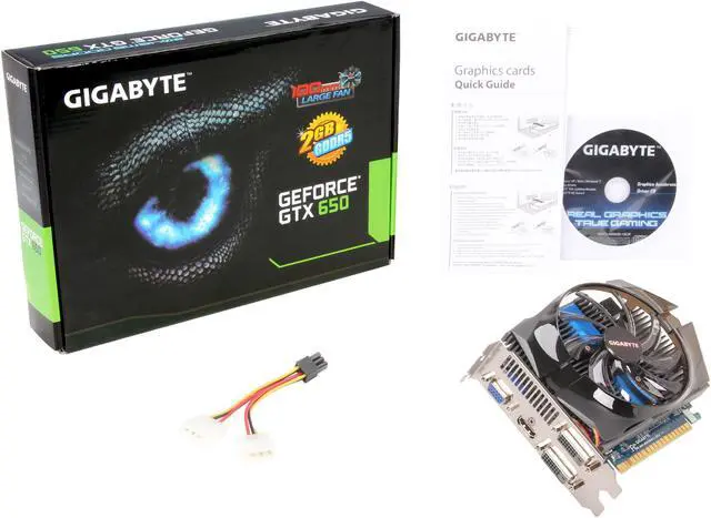 Alt view image 6 of 6 - GIGABYTE GeForce GTX 650 2GB GDDR5 PCI Express 3.0 x16 Graphics Card GV-N650OC-2GI