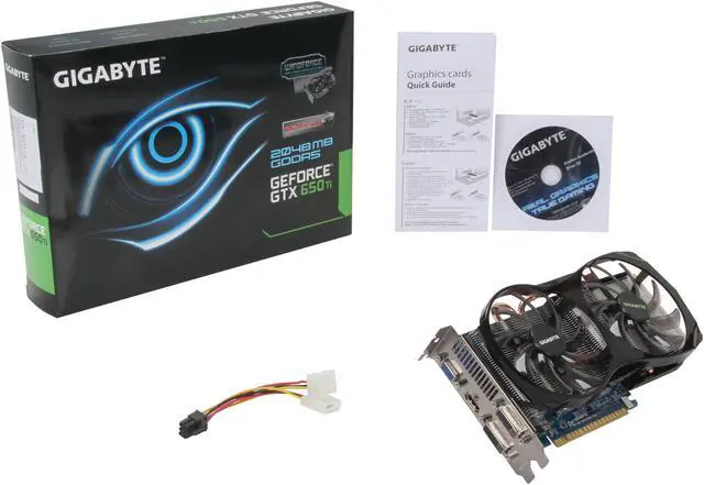 Alt view image 6 of 6 - GIGABYTE GeForce GTX 650 Ti 2GB GDDR5 PCI Express 3.0 x16 Graphics Card GV-N65TOC-2GI
