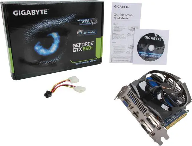 Alt view image 6 of 6 - GIGABYTE GeForce GTX 650 Ti 1GB GDDR5 PCI Express 3.0 x16 Graphics Card GV-N65TOC-1GI