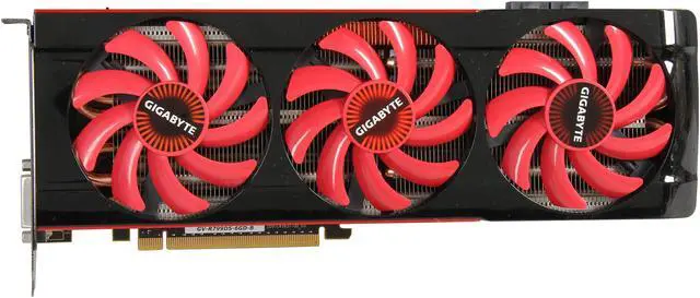 Alt view image 3 of 6 - GIGABYTE Radeon HD 7990 6GB GDDR5 PCI Express 3.0 CrossFireX Support Graphics Card GV-R799D5-6GD-B