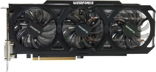 Alt view image 3 of 6 - GIGABYTE GV-N760OC-2GD REV2.0 G-SYNC Support GeForce GTX 760 2GB 256-Bit GDDR5 PCI Express 3.0 HDCP Ready WindForce 3X 450W Video Card