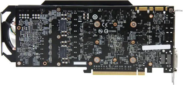 Alt view image 4 of 6 - GIGABYTE GV-N760OC-2GD REV2.0 G-SYNC Support GeForce GTX 760 2GB 256-Bit GDDR5 PCI Express 3.0 HDCP Ready WindForce 3X 450W Video Card