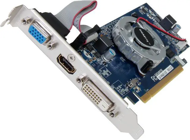 Main image of GIGABYTE Radeon HD 6450 1GB DDR3 PCI Express 2.1 Low Profile Ready Graphics Card GV-R645-1GI REV2.0