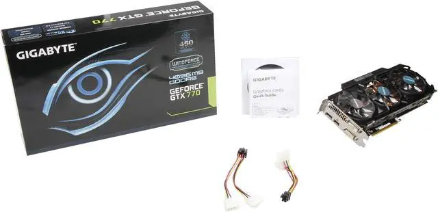 Alt view image 6 of 6 - GIGABYTE GeForce GTX 770 4GB GDDR5 PCI Express 3.0 Graphics Card GV-N770WF3-4GD