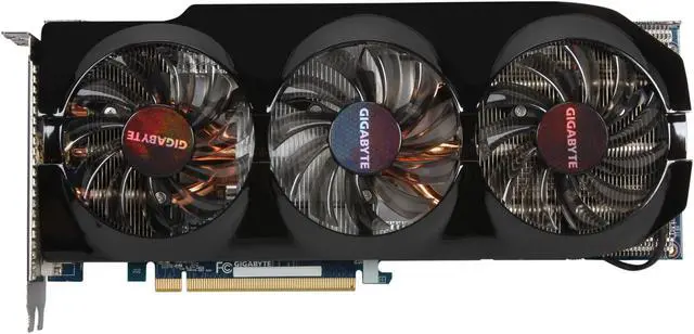 Alt view image 3 of 6 - GIGABYTE Radeon R9 280X 3GB GDDR5 PCI Express 3.0 CrossFireX Support Graphics Card GV-R928XOC-3GD