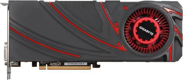 Alt view image 3 of 6 - GIGABYTE Radeon R9 290 4GB GDDR5 PCI Express 3.0 Graphics Card GV-R929D5-4GD-B