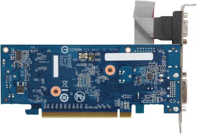 Alt view image 5 of 5 - GIGABYTE GeForce 210 1GB DDR3 PCI Express 2.0 Low Profile Graphics Card GV-N210D3-1GI REV6.0