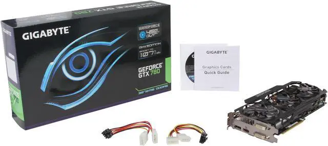 Alt view image 6 of 6 - GIGABYTE GV-N780GHZ-3GD G-SYNC Support GeForce GTX 780 3GB 384-Bit GDDR5 PCI Express 3.0 HDCP Ready Video Card