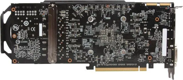 Alt view image 4 of 6 - GIGABYTE Radeon R9 280X 3GB GDDR5 PCI Express 3.0 Graphics Card GV-R928XOC-3GD REV2