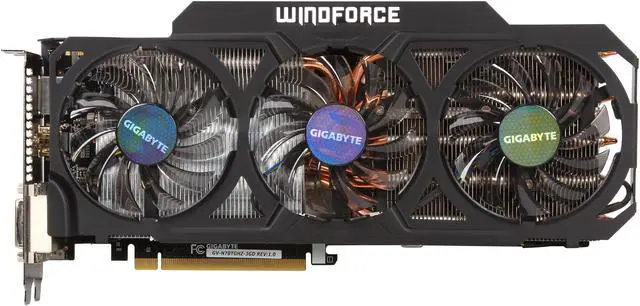 Alt view image 3 of 6 - GIGABYTE GV-N78TGHZ-3GD G-SYNC Support GeForce GTX 780 Ti 3GB 384-Bit GDDR5 PCI Express 3.0 HDCP Ready Video Card