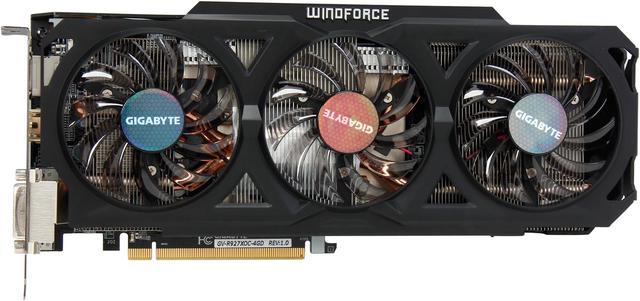 GIGABYTE Radeon R9 270X Video Card GV R927XOC 4GD Newegg