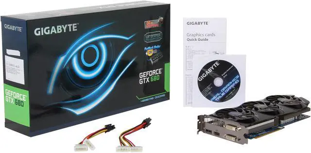 Alt view image 6 of 6 - GIGABYTE GV-N680OC-4GD GeForce GTX 680 4GB 256-Bit GDDR5 PCI Express 3.0 x16 HDCP Ready SLI Support Video Card Manufactured Recertified