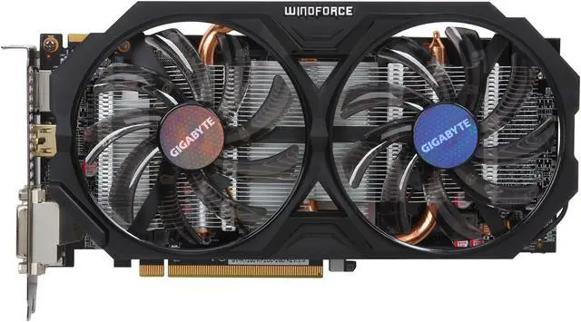 Alt view image 3 of 6 - GIGABYTE Radeon R7 265 2GB GDDR5 PCI Express 3.0 Graphics Card GV-R7265WF2OC-2GD