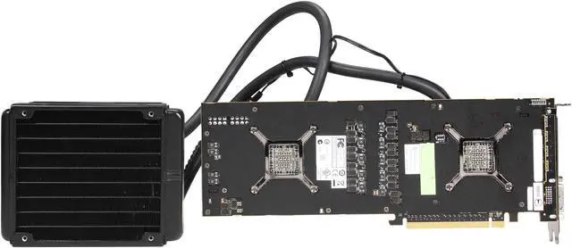 Alt view image 10 of 11 - GIGABYTE Radeon R9 295x2 8GB GDDR5 PCI Express 3.0 Graphics Card GV-R9295X2-8GD-B