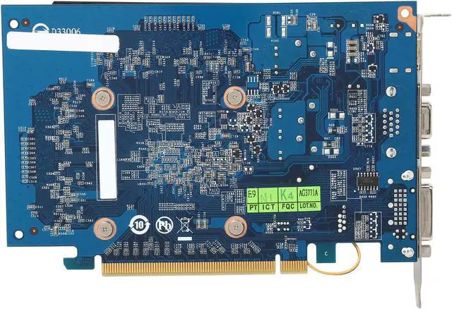 Alt view image 4 of 5 - GIGABYTE GeForce 210 1GB GDDR2 PCI Express 2.0 x16 Graphics Card GV-N210D2-1GI